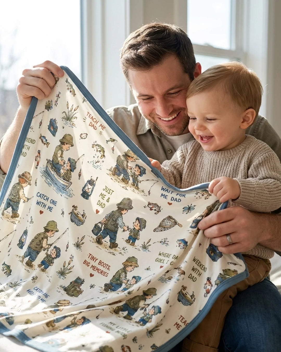 Fishing Buddy Bamboo Blanket