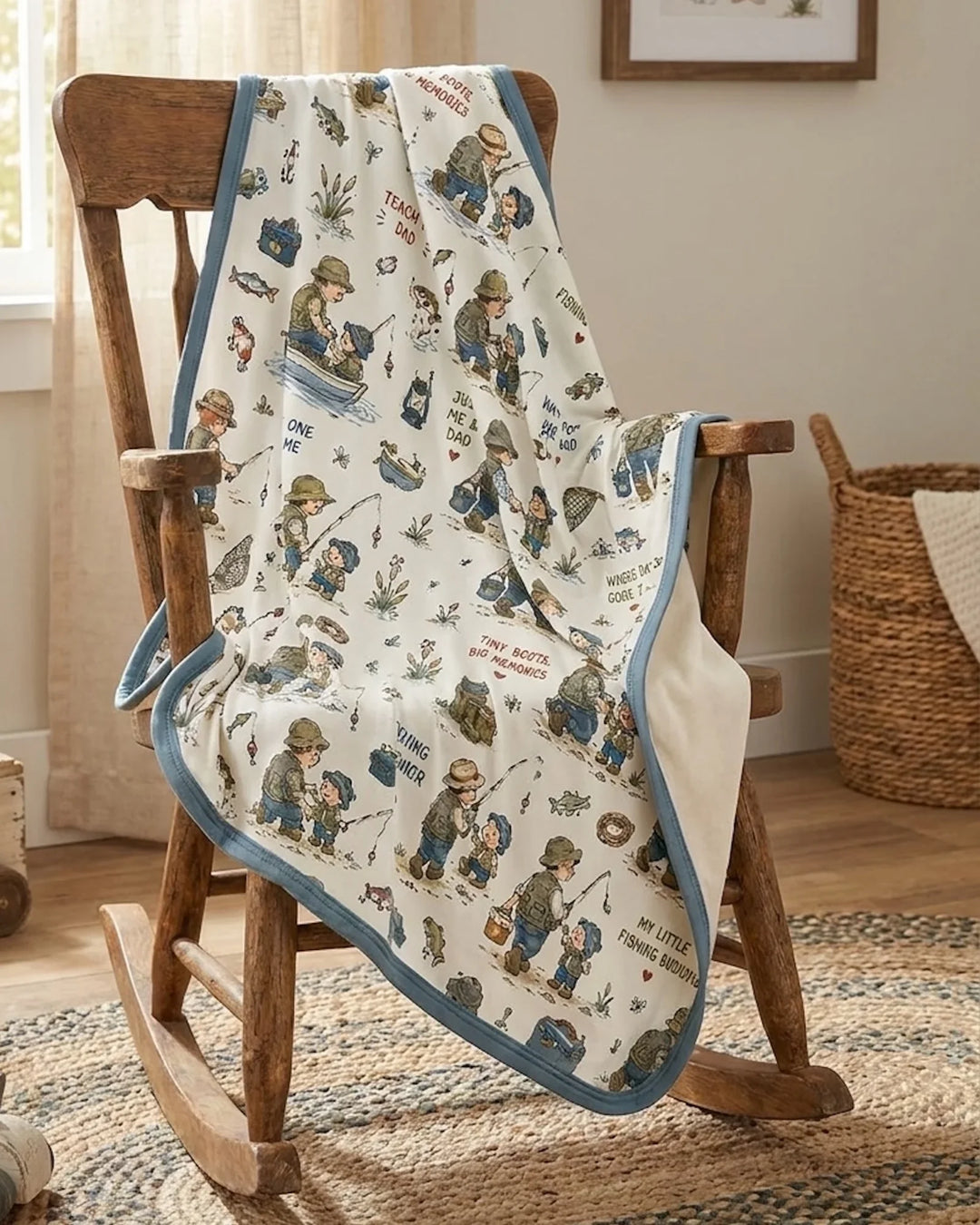 Fishing Buddy Bamboo Blanket