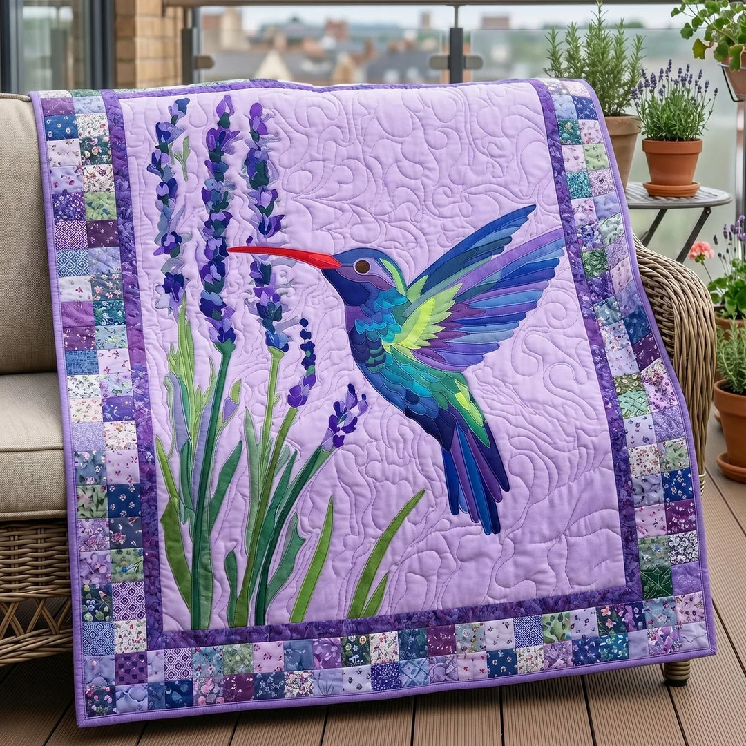 Floral Flight Bamboo Quilt Blanket