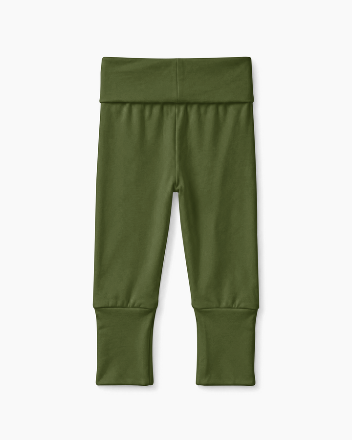 Solid Color Bamboo Fold Over Legging