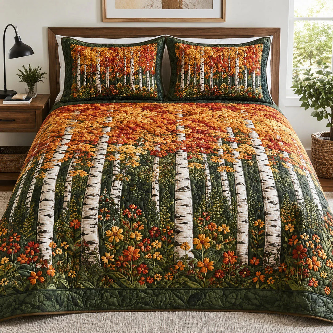Forest Breeze Bamboo Quilt Bedding Set