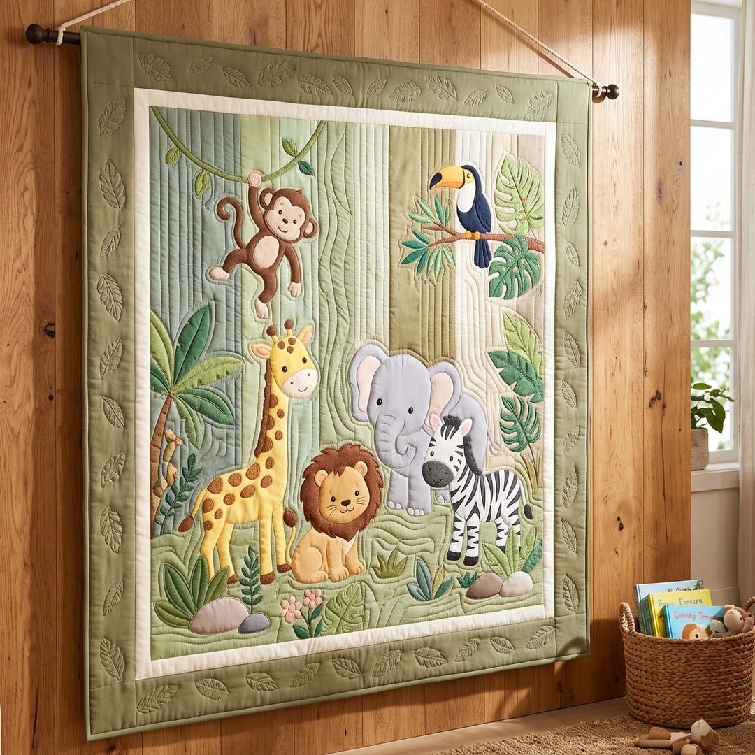 Forest Harmony Dreams Bamboo Quilt Blanket