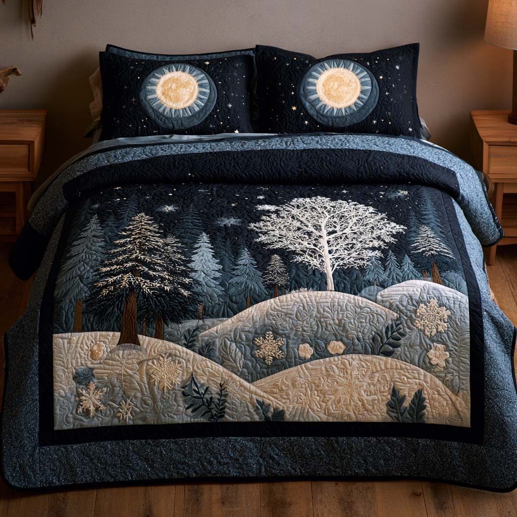 Forest Spirit Garden Bamboo Quilt Bedding Set