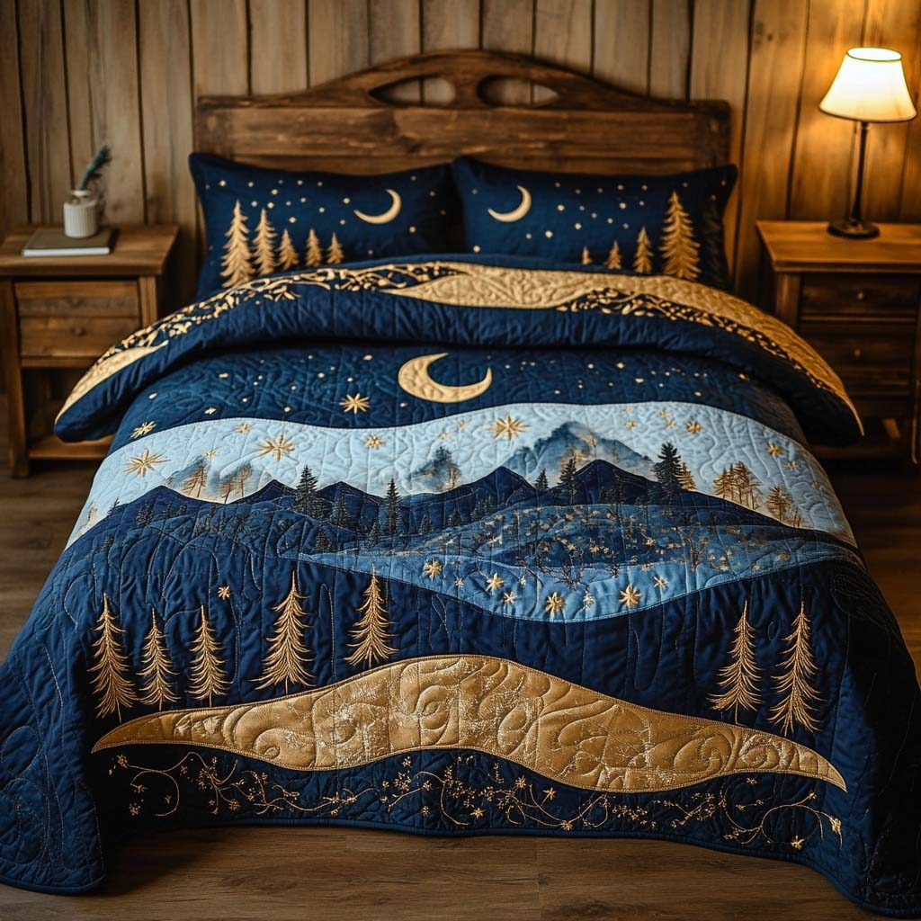 Forest Valley Escape Bamboo Quilt Bedding Set