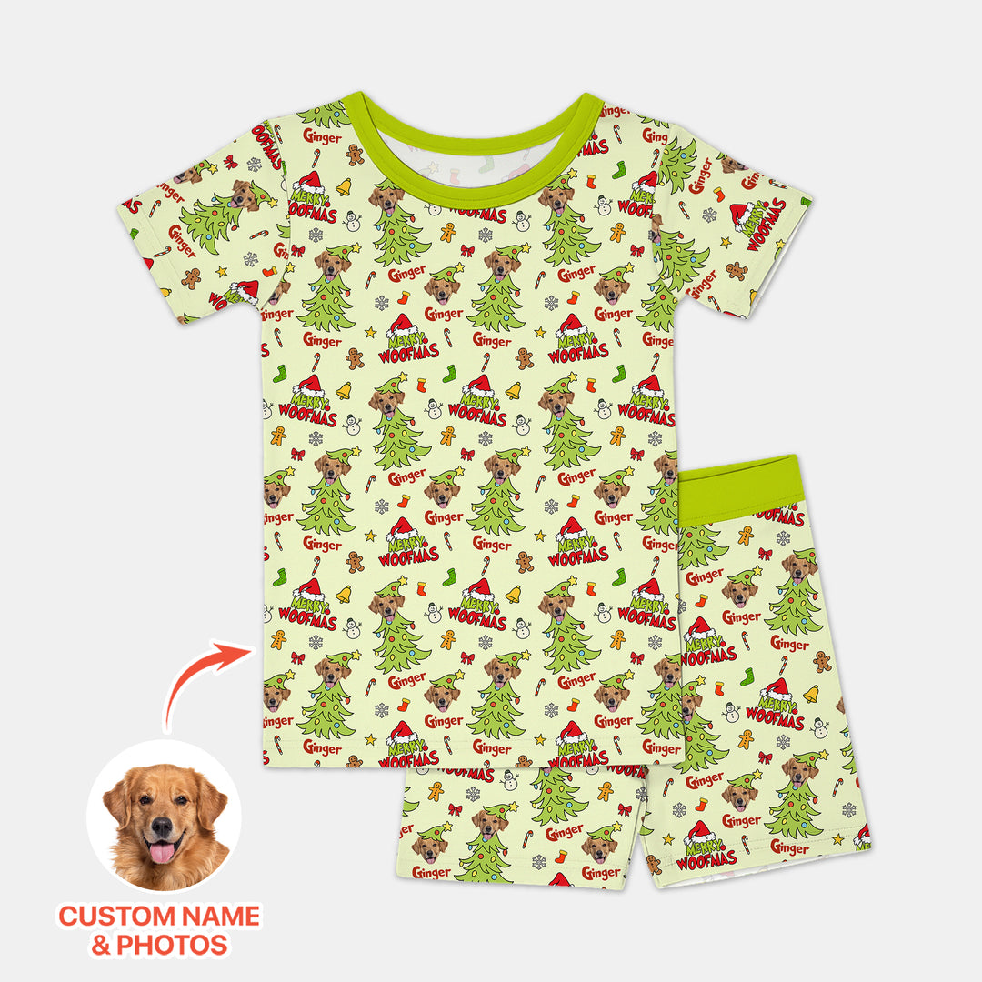 Zweiteiliges Pyjama-Set mit kurzen Ärmeln und Shorts im Sommer-Design