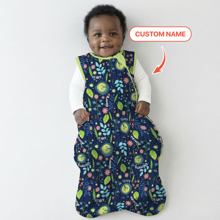Nighttime Bugs Custom Name Sleep Bag