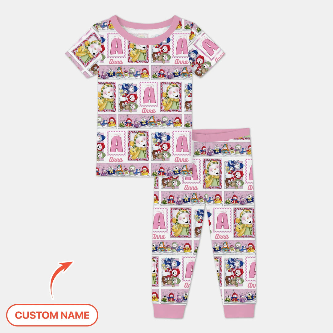 Zweiteiliges, kurzärmliges Pyjama-Set mit Marienkäfern