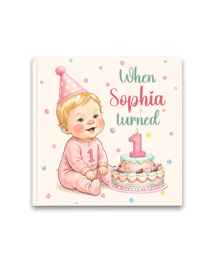 First Birthday Personalized Book Stories Book