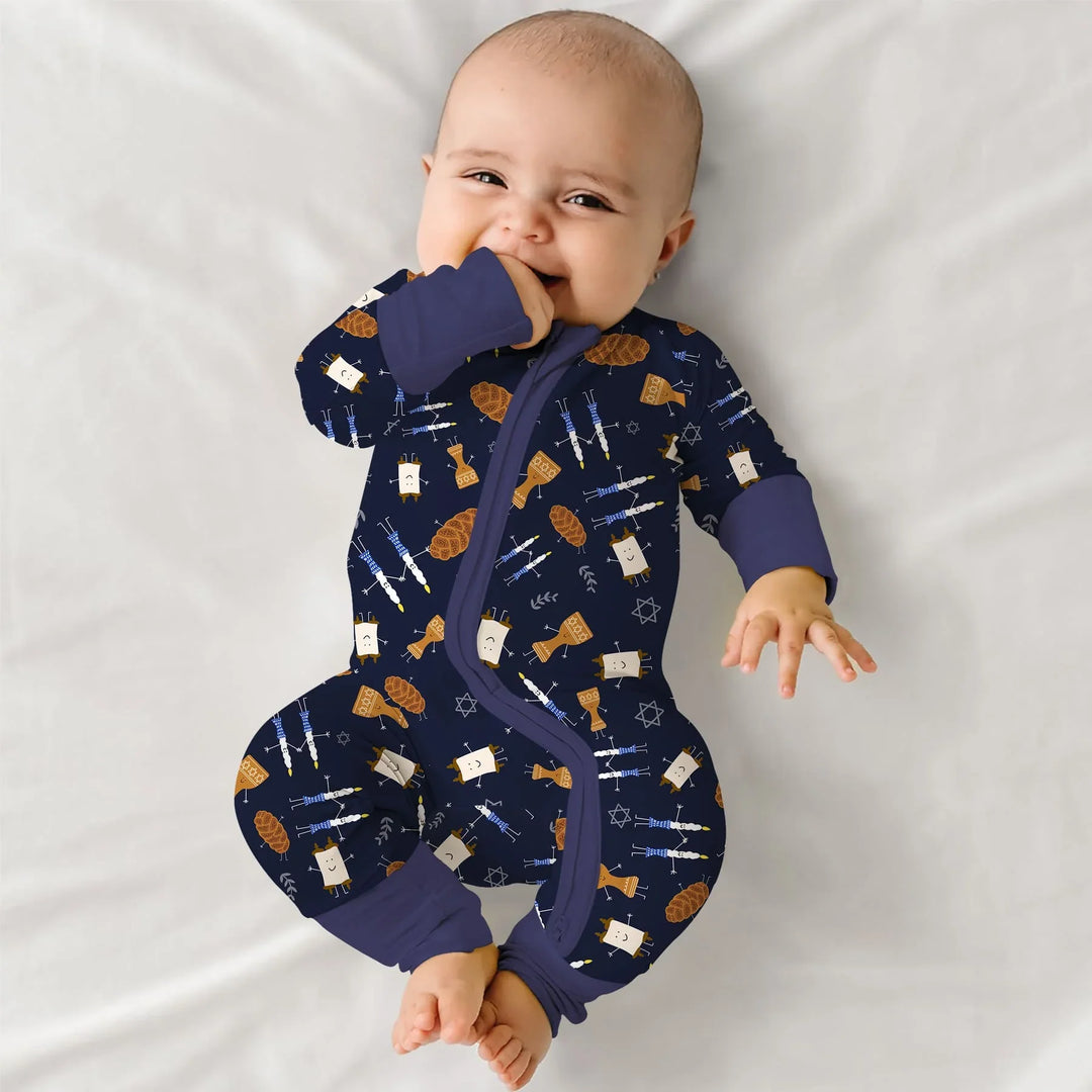 Shabbat Shalom Family Matching Convertible Zippy