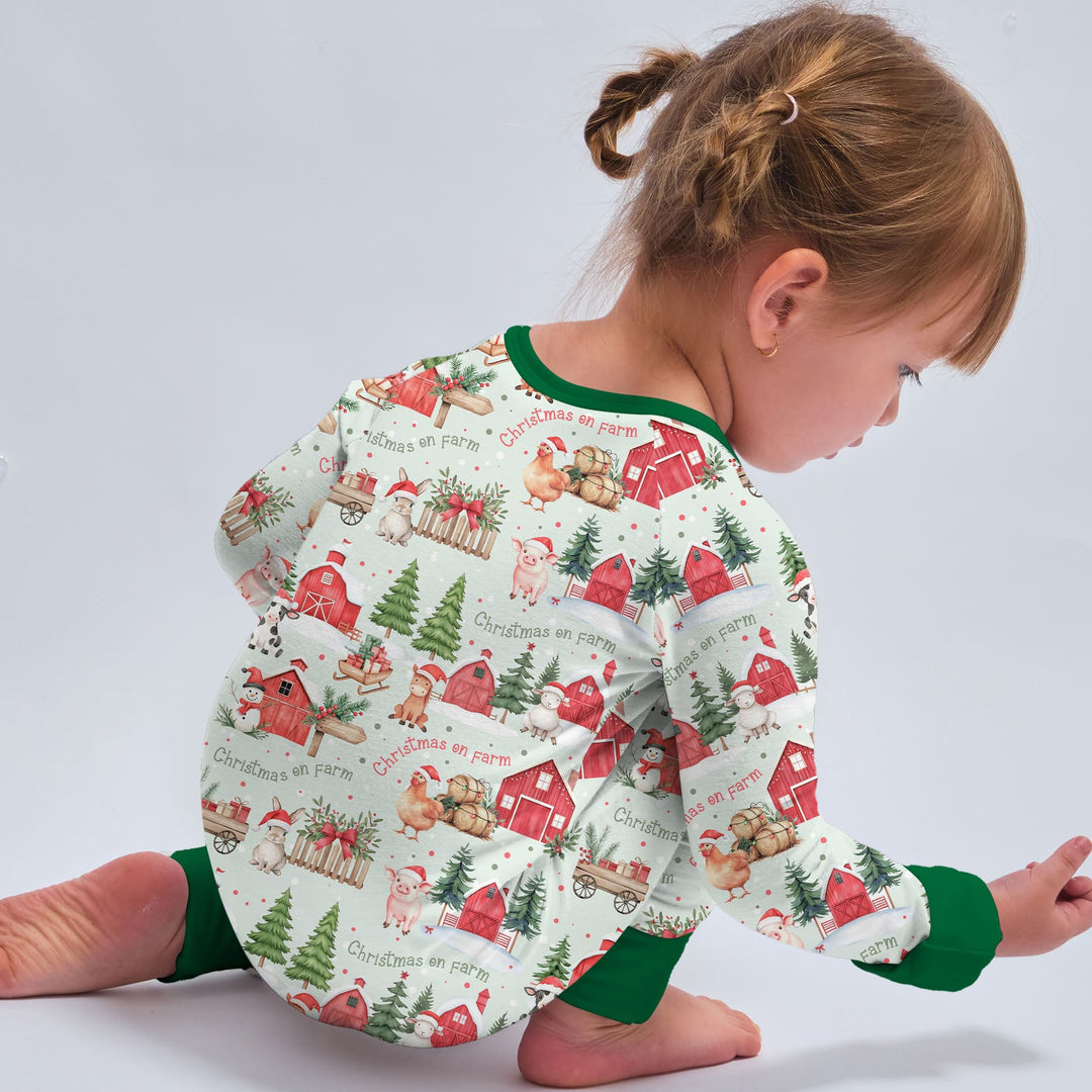 Christmas on Farm Convertible Zippy