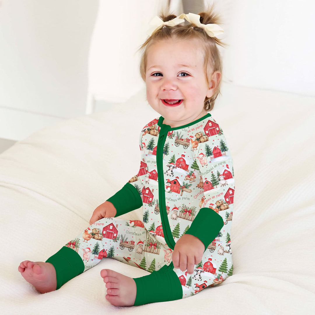 Christmas on Farm Convertible Zippy