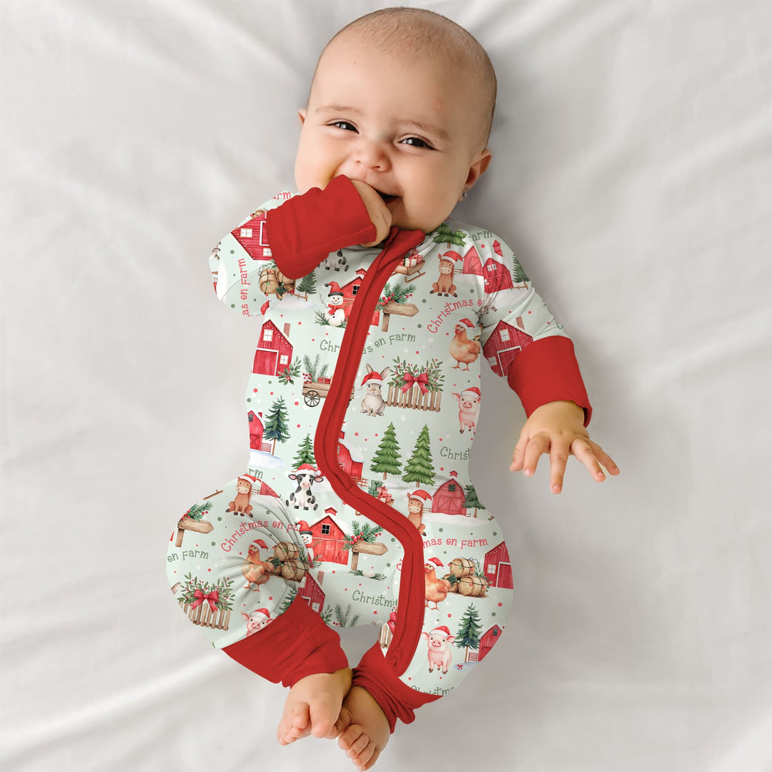 Christmas on Farm Convertible Zippy