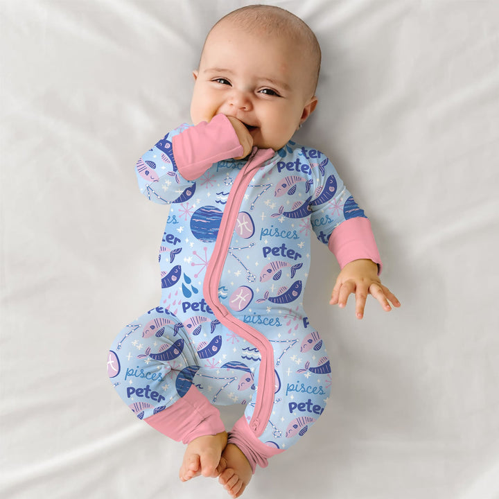 Custom Name Zodiac Pisces Convertible Zippy