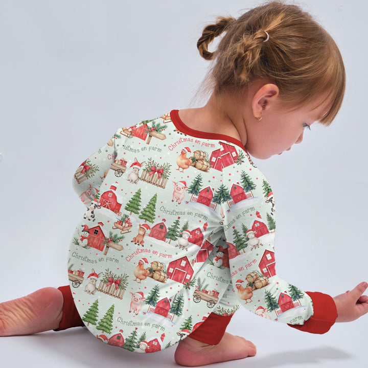 Christmas on Farm Convertible Zippy