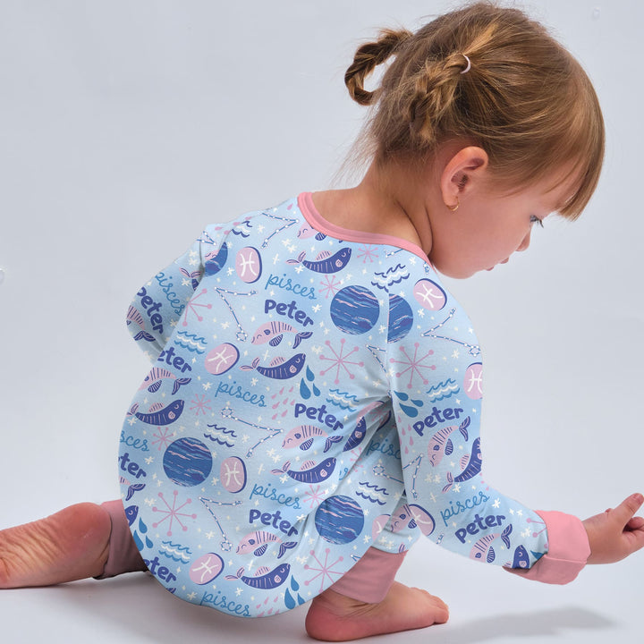 Custom Name Zodiac Pisces Convertible Zippy