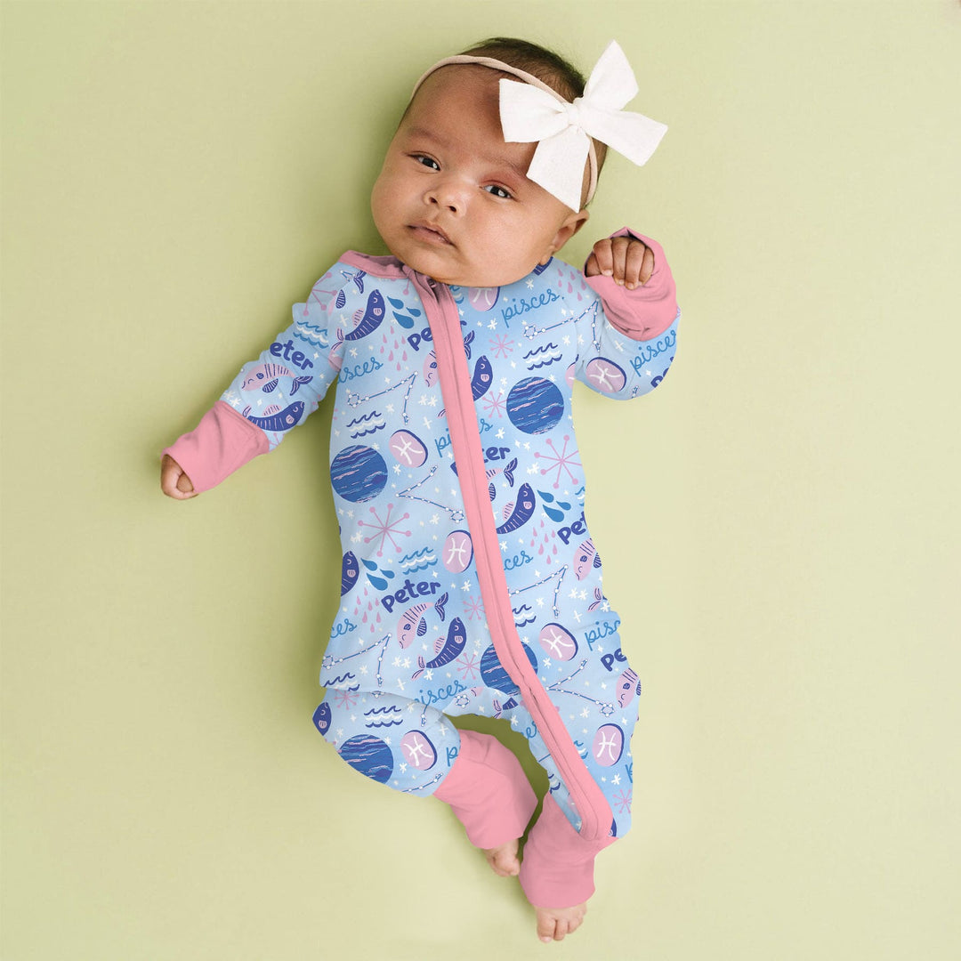 Custom Name Zodiac Pisces Convertible Zippy