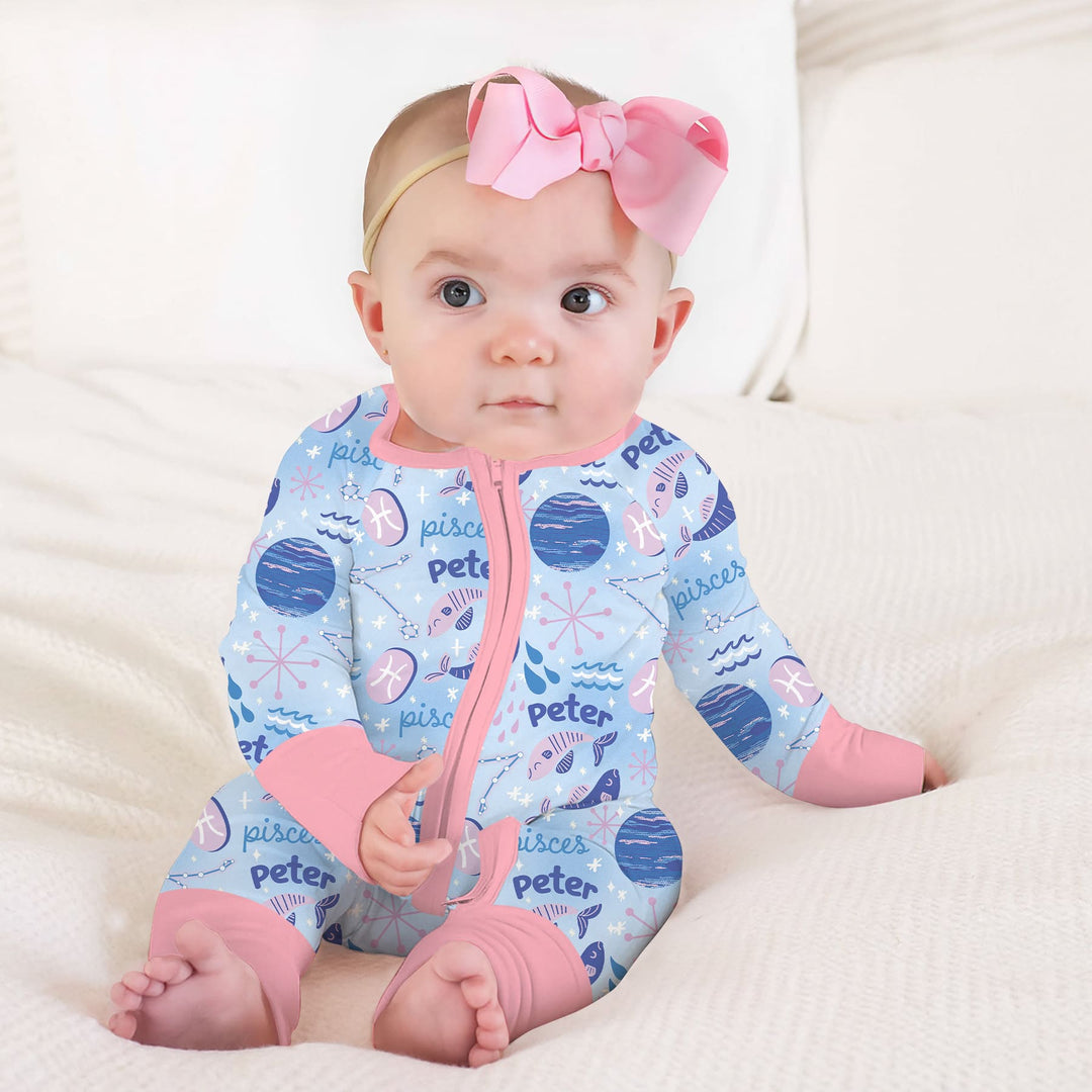 Custom Name Zodiac Pisces Convertible Zippy