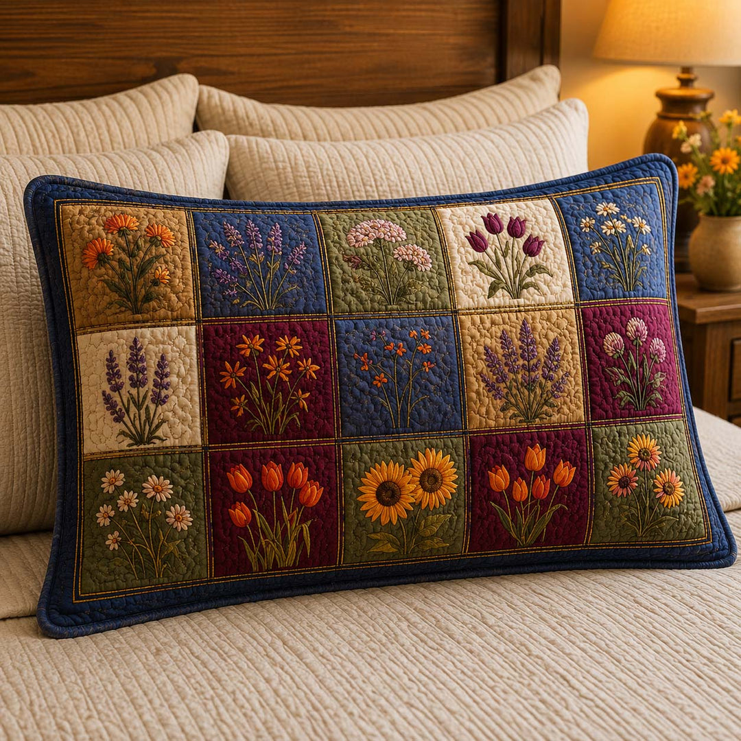 Garden Charm Bamboo Quilt Pillow Case