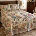 Juego de cama de edredón de bambú Garden Harmony