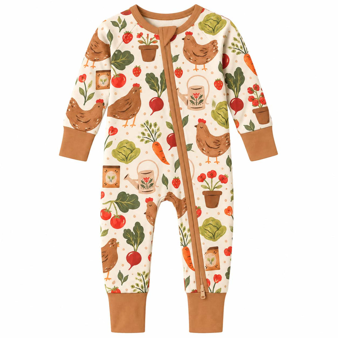 Garden Hen Harvest Bamboo Convertible Zippy