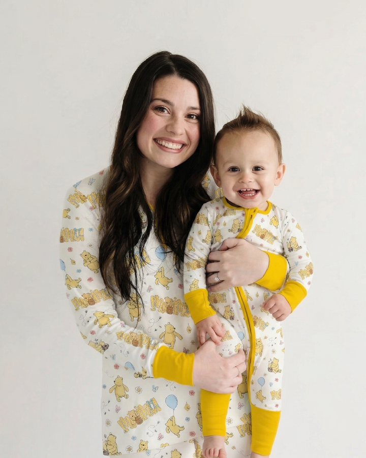 Mama & Mini Honey Bear Bamboo Women Pajama Set