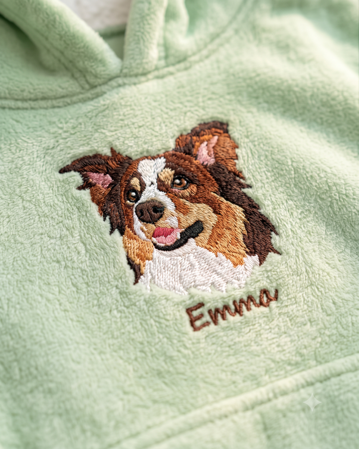 Plantilla de Sudadera Manta de Bambú Personalizada