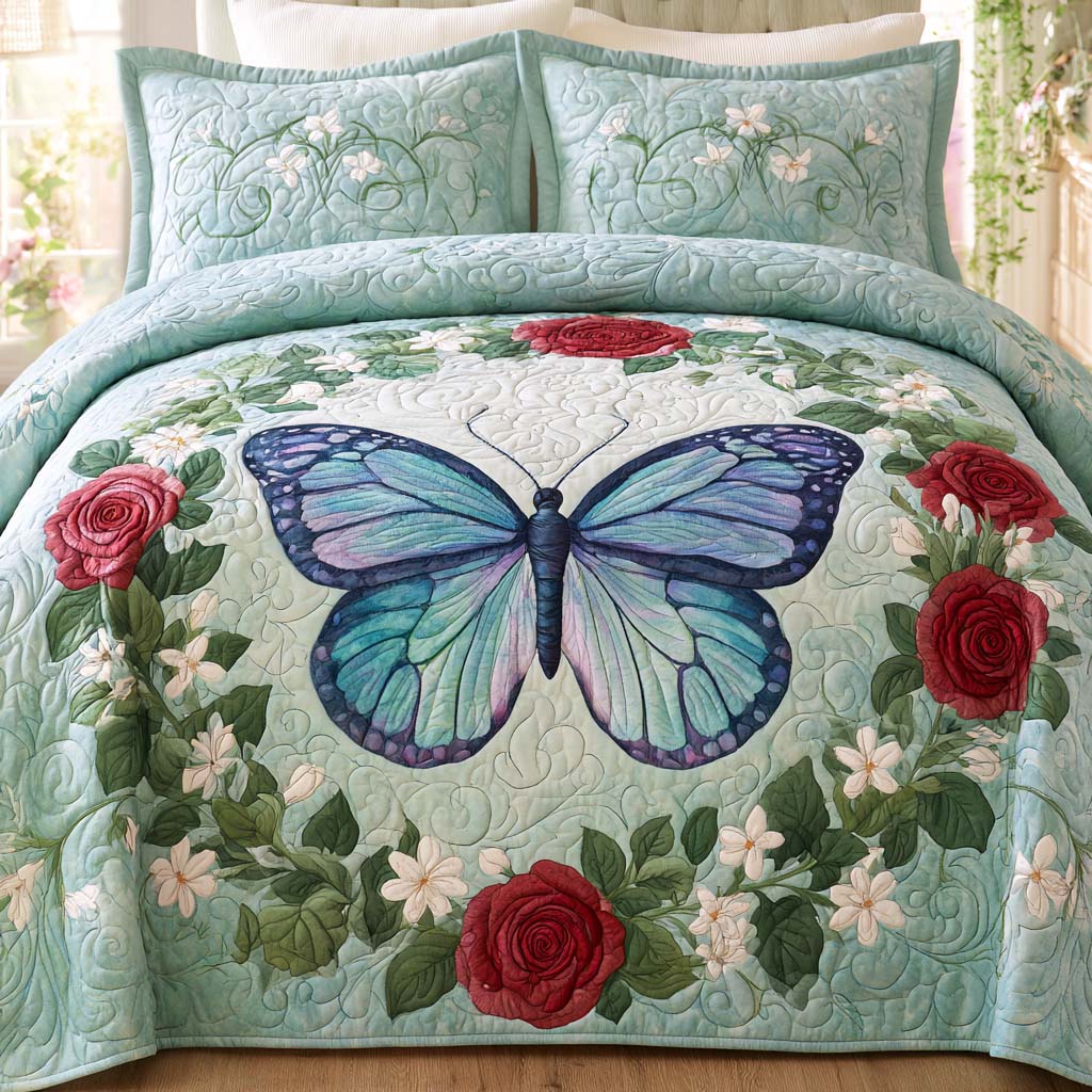 Gentle Nature Flight Bamboo Quilt Bedding Set