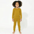Bamboo Two Piece Pajama Set In Dark Goldenrod