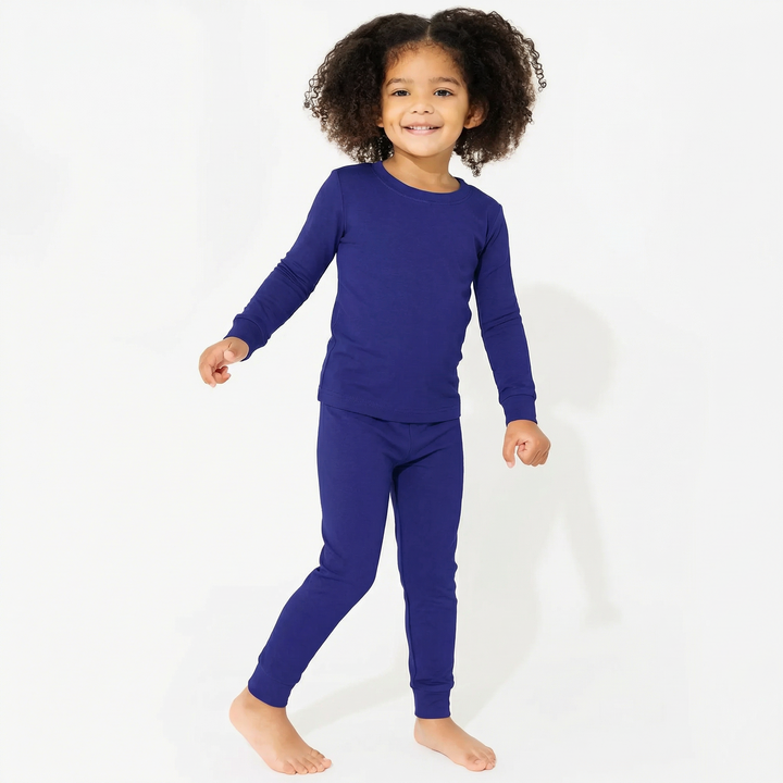 Two Piece Pajama Set In Midnight Blue