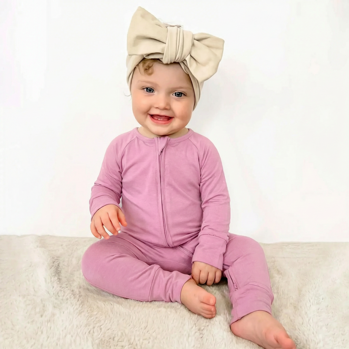 Convertible Zippered Romper in Pink