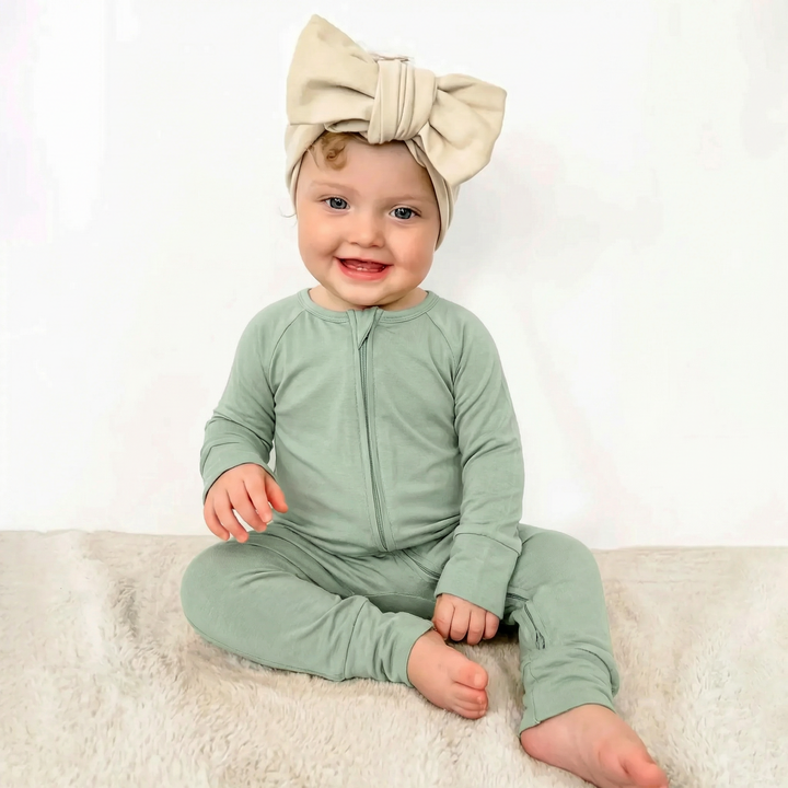 Convertible Zippered Romper in Jet Stream