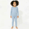 Bamboo Two Piece Pajama Set In Light Blue