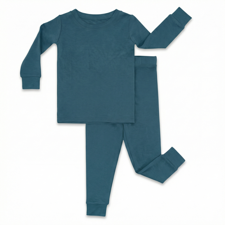 Two Piece Pajama Set In Atlantic