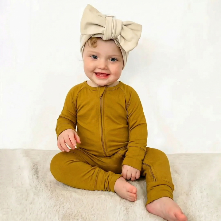 Convertible Zippered Romper in Dark Goldenrod