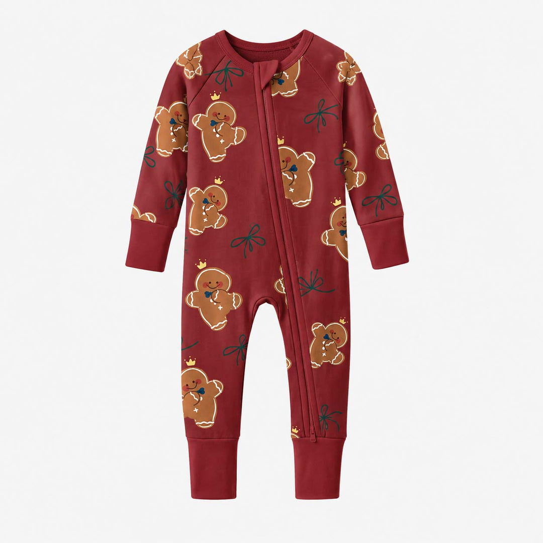 Gingerbread Christmas Bows Bamboo Convertible Zippy