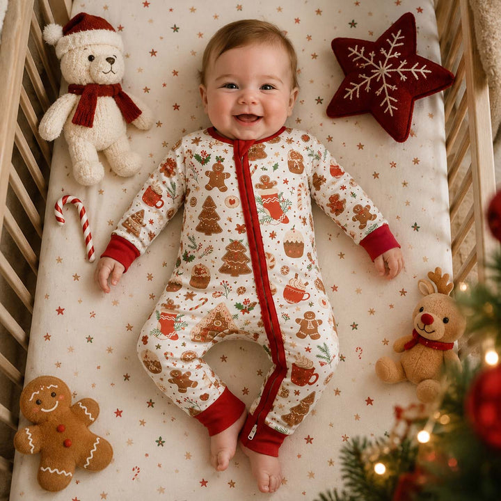 Gingerbread Christmas Treats Bamboo Convertible Zippy
