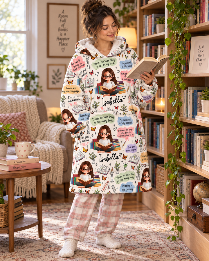 Plantilla de Sudadera Manta de Bambú Personalizada
