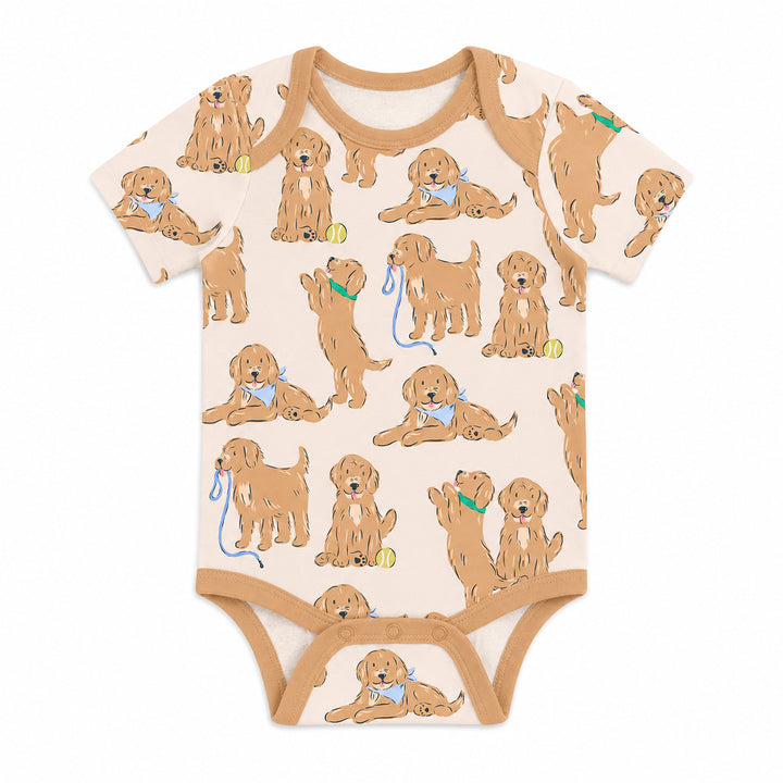 Golden Puppy Playtime Bamboo Bodysuit