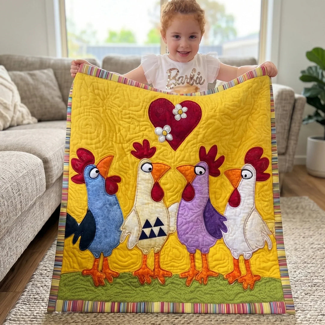 Golden Feather Bamboo Quilt Blanket
