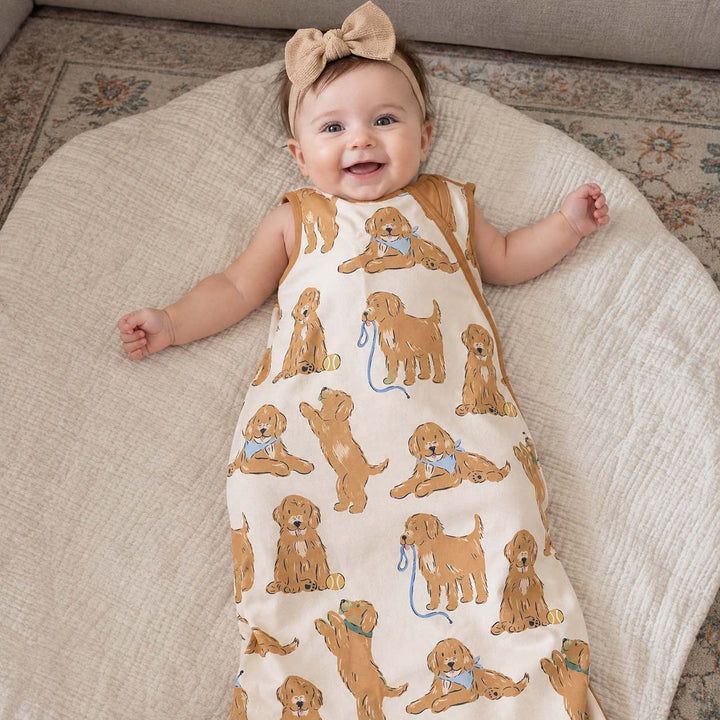 Golden Puppy Playtime Bamboo Sleep Bag
