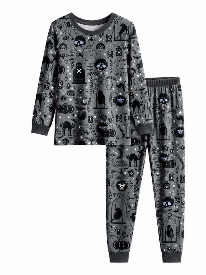Gothic Halloween Magic Bamboo Men's Pajama Set