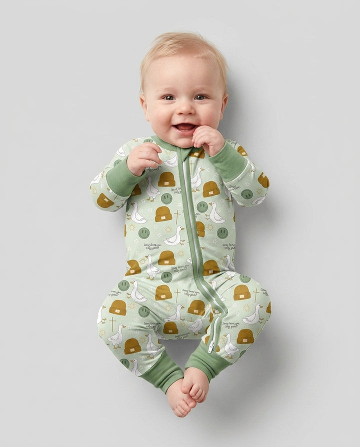 Gerippte Babykleidung mit individuellem Foto - Weich &amp; Skizzenhaft