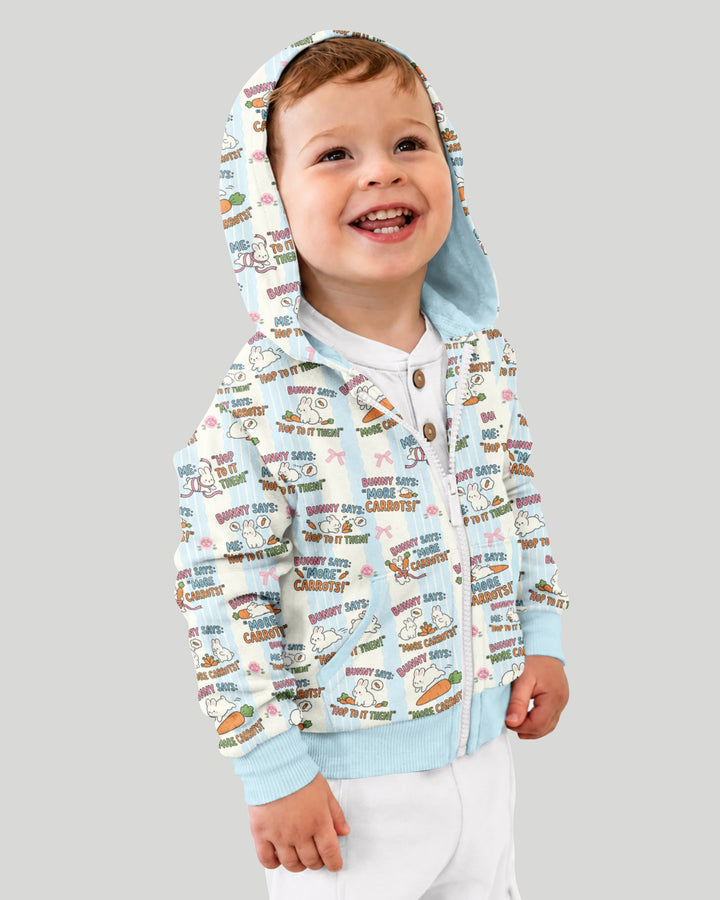 Hop To It Bamboo Zip Hoodie
