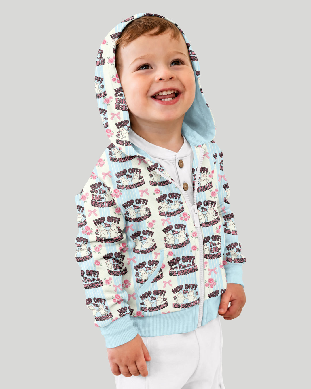 Bunny Besties Bamboo Zip Hoodie