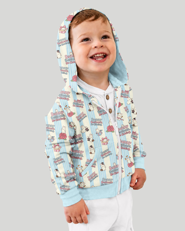 Boss Bunny Bamboo Zip Hoodie