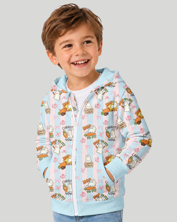 Carrot Rush Bamboo Zip Hoodie