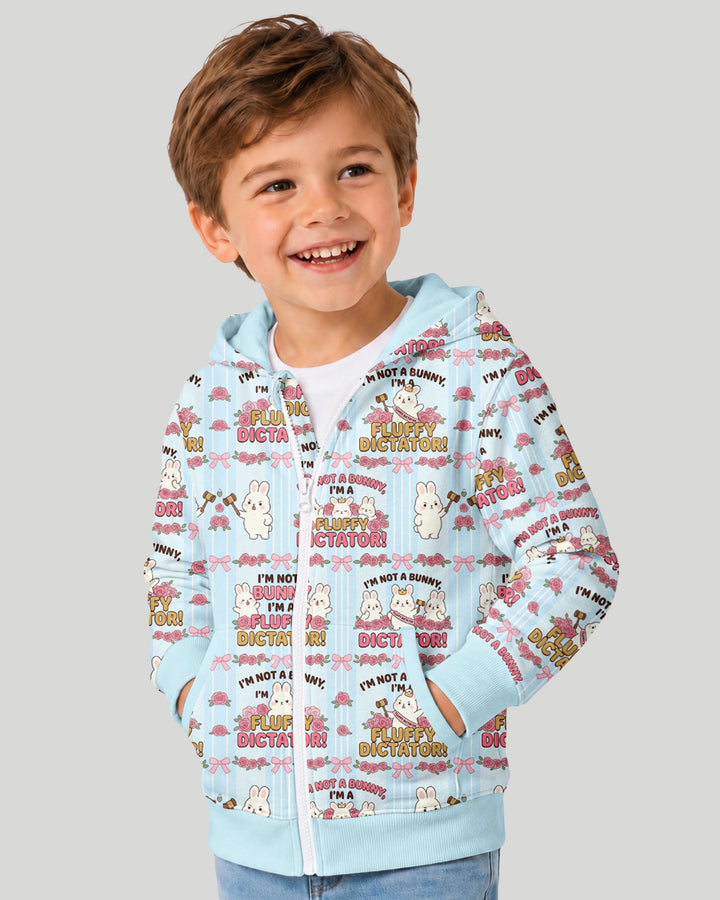 Bossy Bunny Bamboo Zip Hoodie