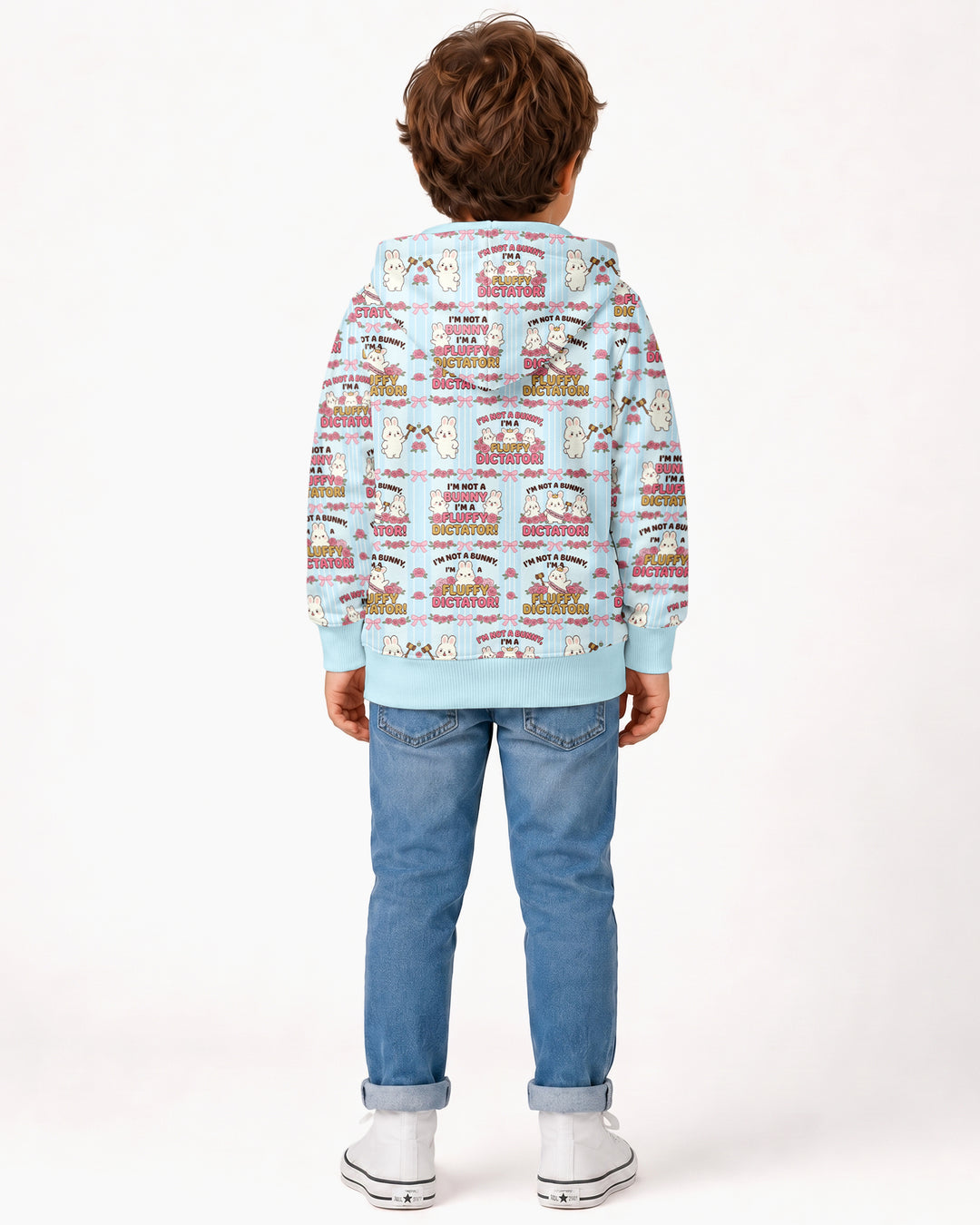 Bossy Bunny Bamboo Zip Hoodie