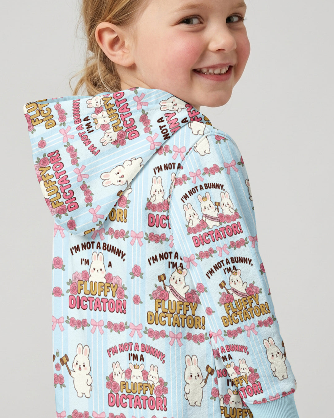 Bossy Bunny Bamboo Zip Hoodie