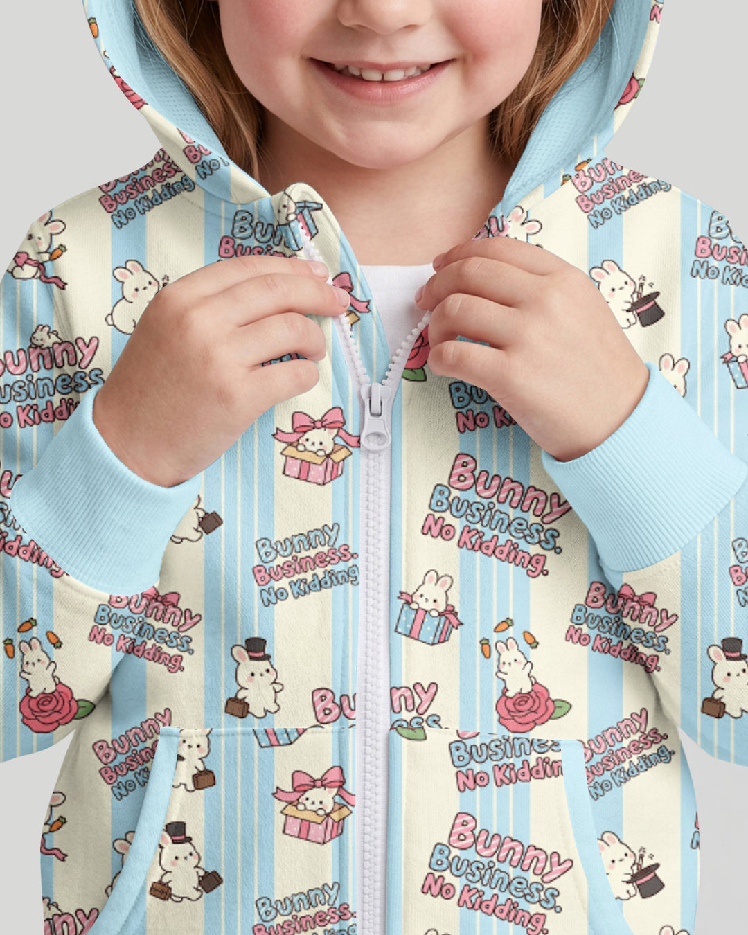 Boss Bunny Bamboo Zip Hoodie